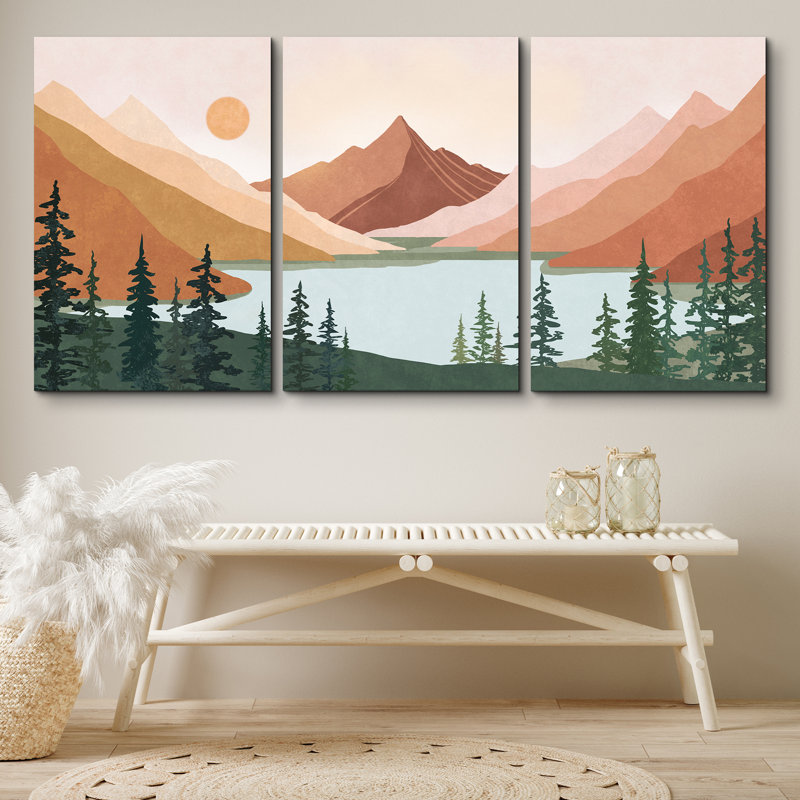 Retailer Framed Mountainous Landscape